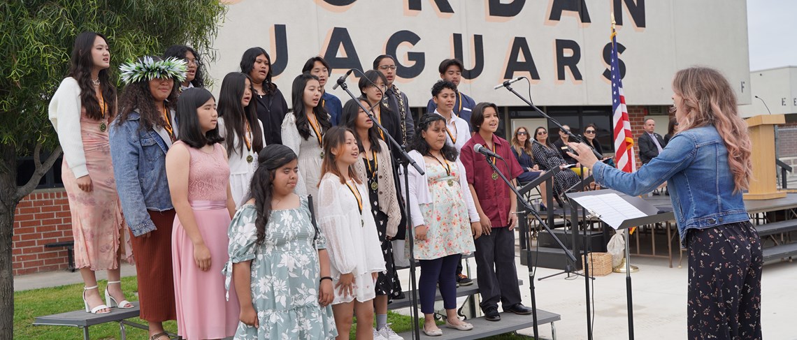 Ensemble Choir at Commencement