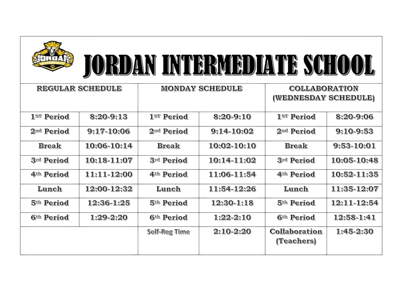 Bell Schedule